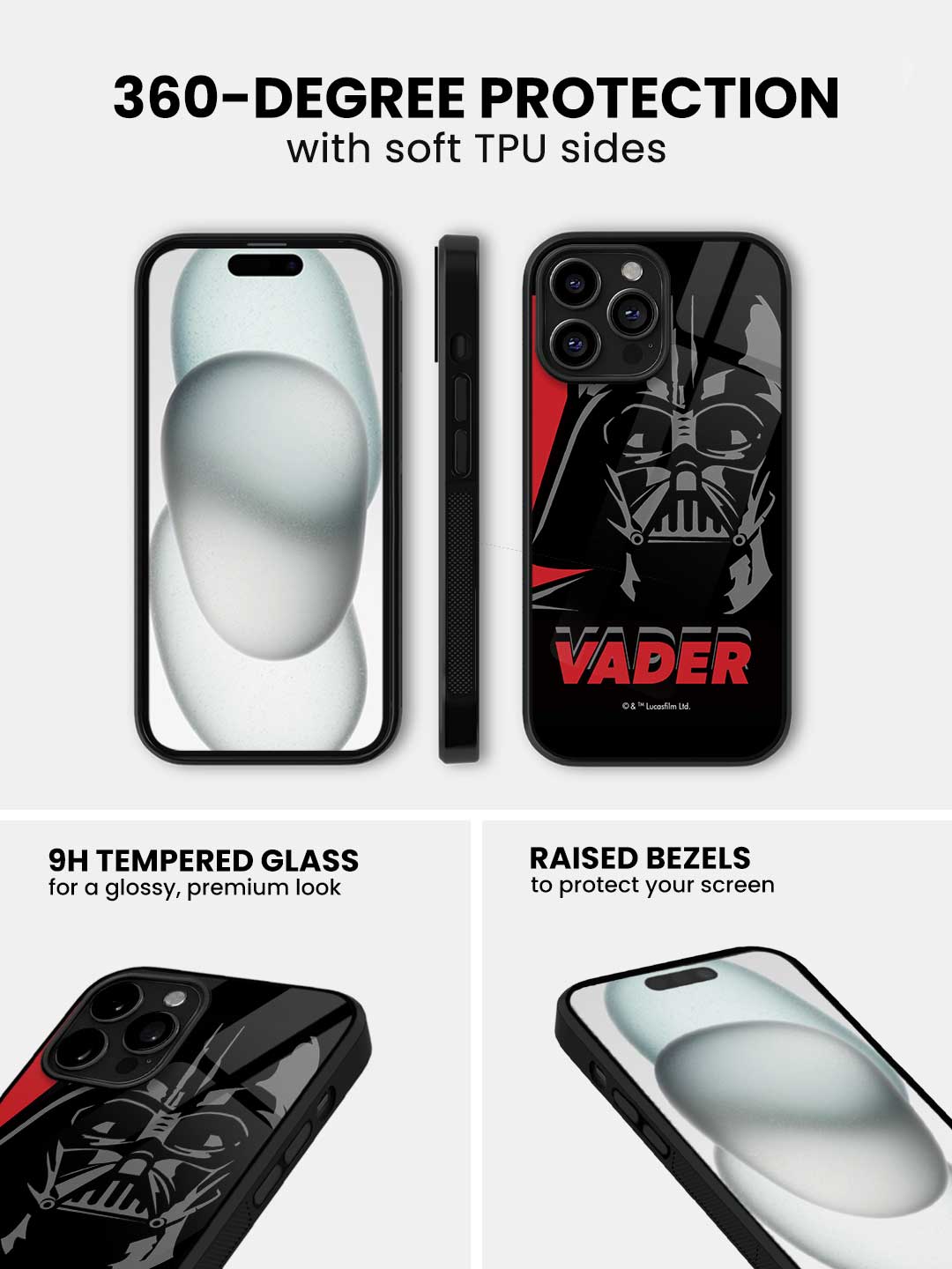 Vader - iPhone 15 Pro Glass Cover