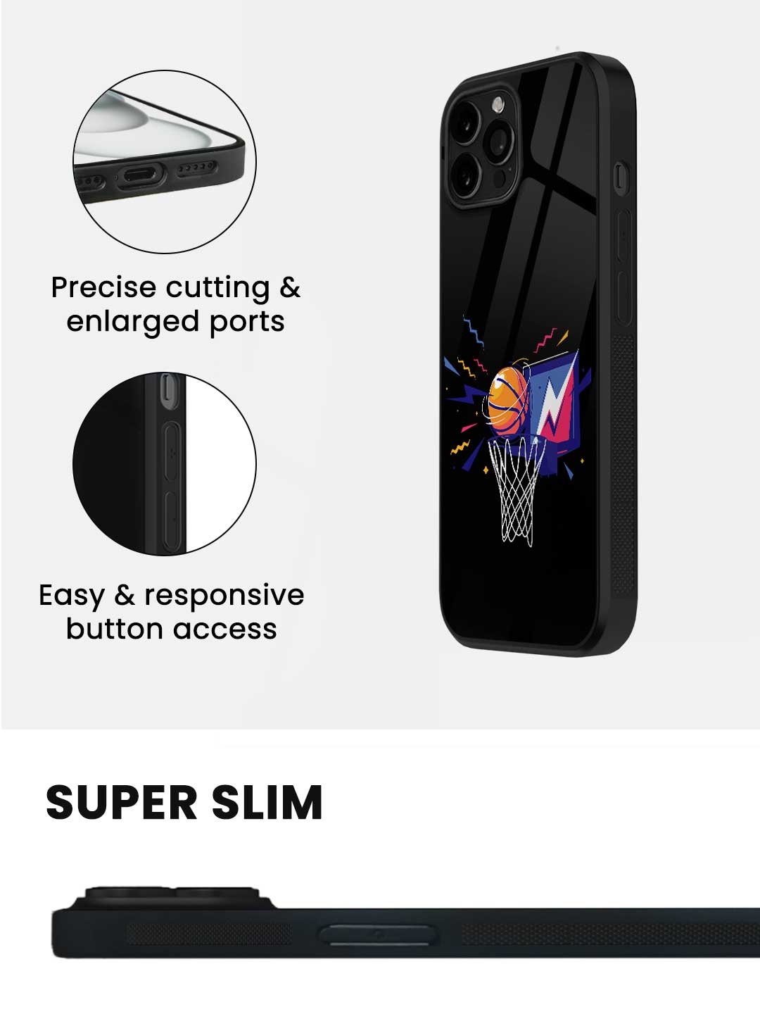 Sneakerhead Basket - iPhone 14 Pro Glass Cover