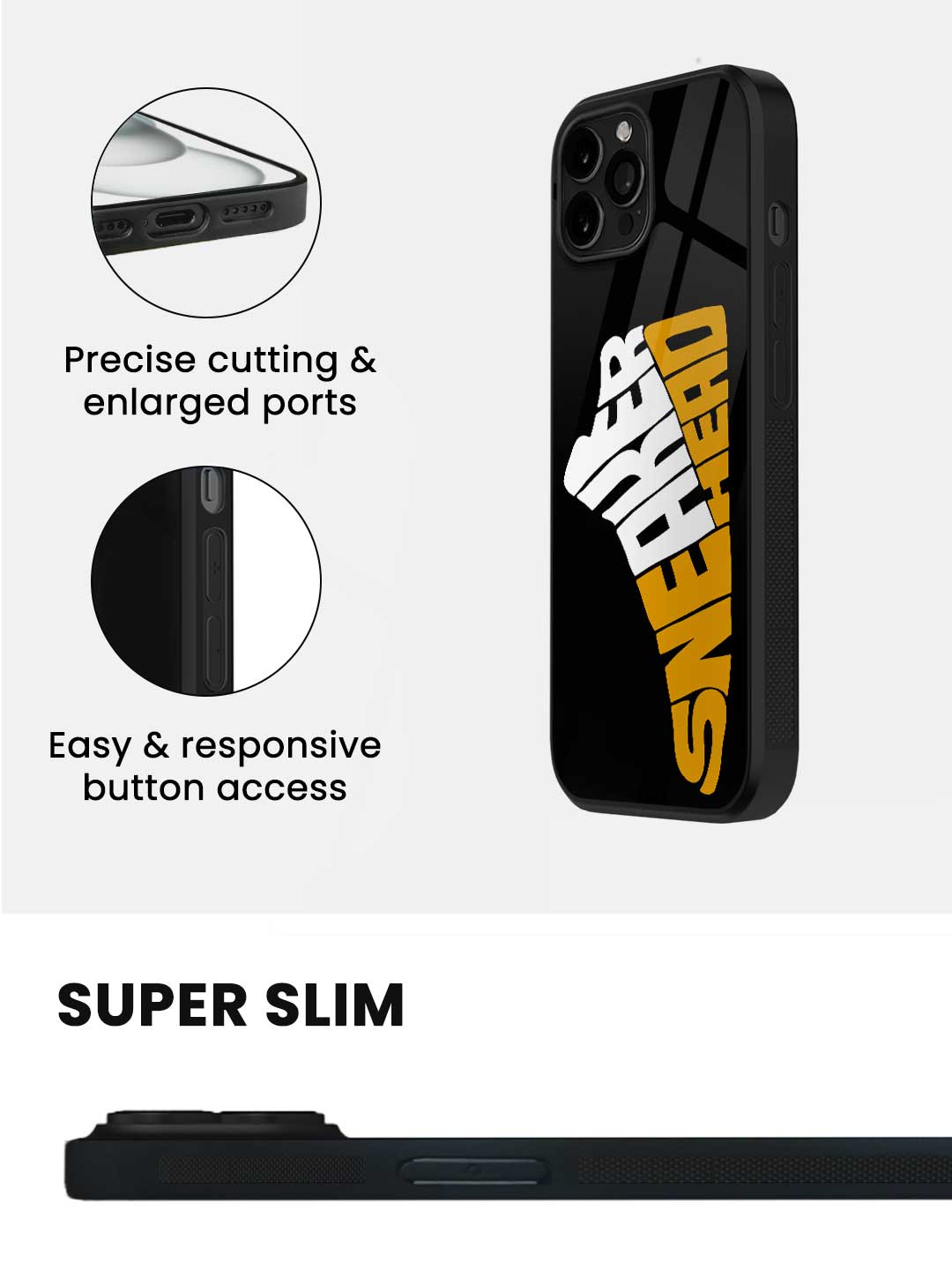 Sneakerhead Taxi - iPhone 14 Pro Glass Cover