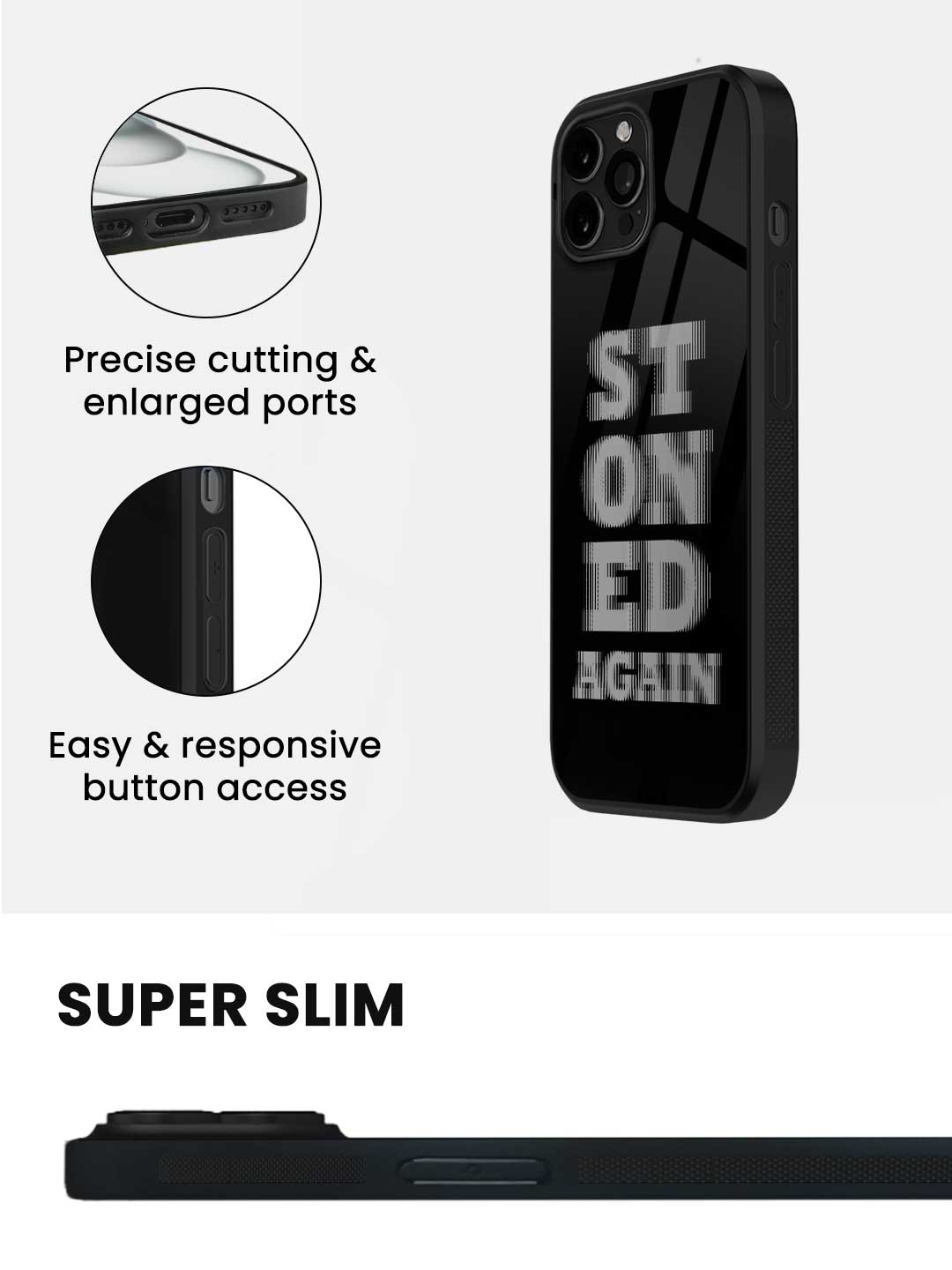 Stoned Again - iPhone 15 Pro Glass Cover