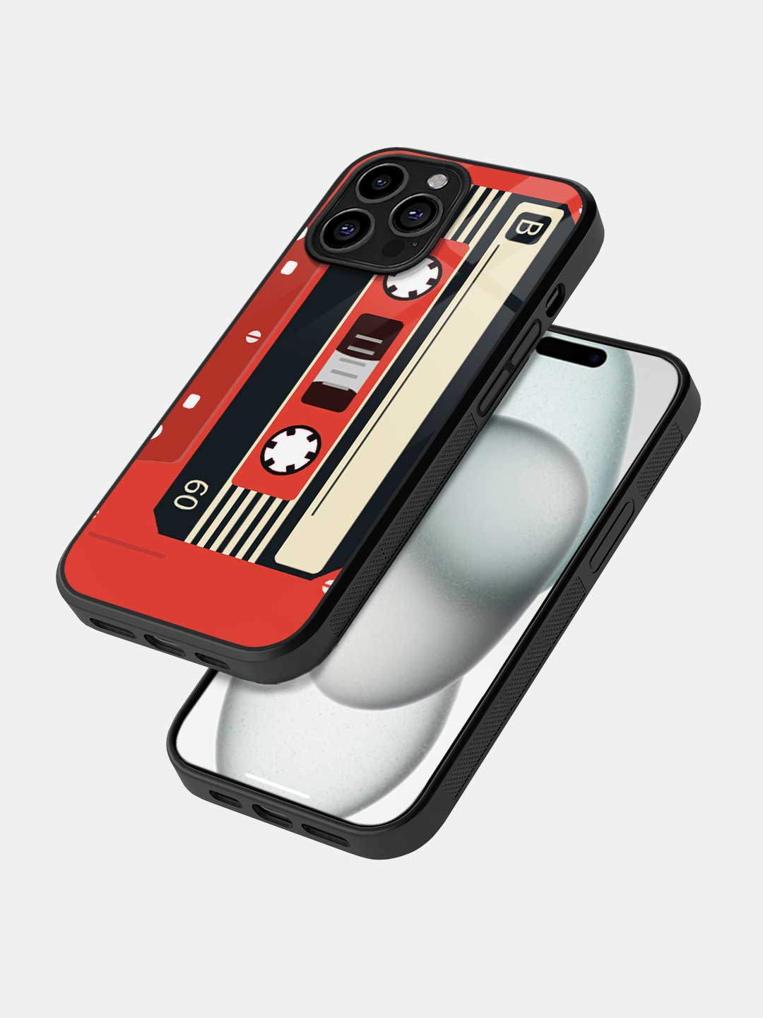 Cassette Red - iPhone 14 Pro Glass Cover
