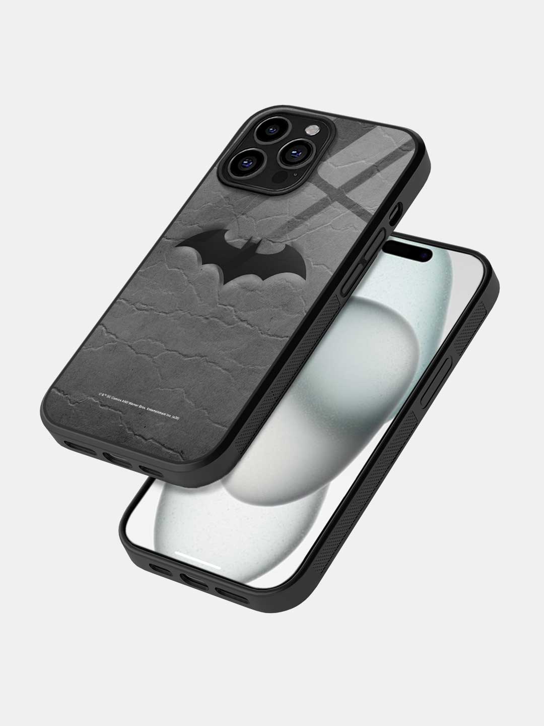 Fade Out Batman - iPhone 15 Pro Glass Cover