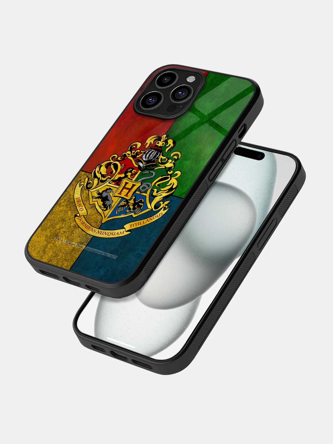 Hogwarts Sigil United - iPhone 14 Pro Glass Cover