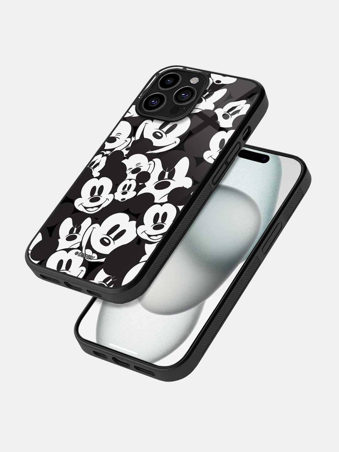 Mickey Smileys - iPhone 15 Pro Glass Cover