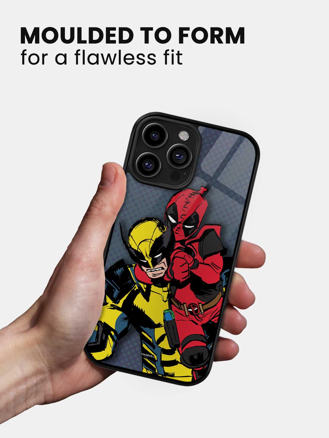 Wolverine Kidpool - iPhone 15 Pro Max Glass Cover