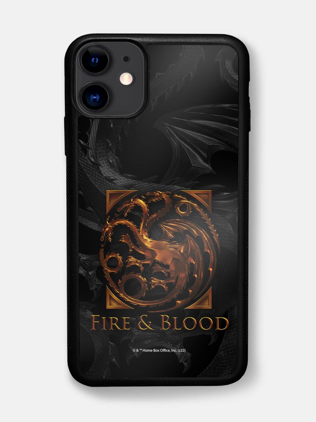 Fire and Blood - iPhone 11 Cover