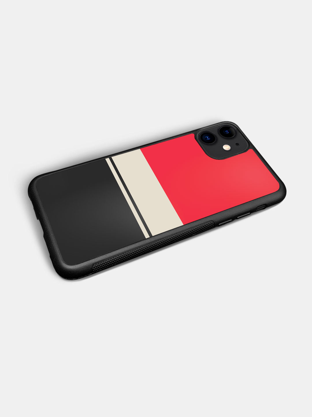 Racecar Stripes - iPhone 11 Bumper Cover