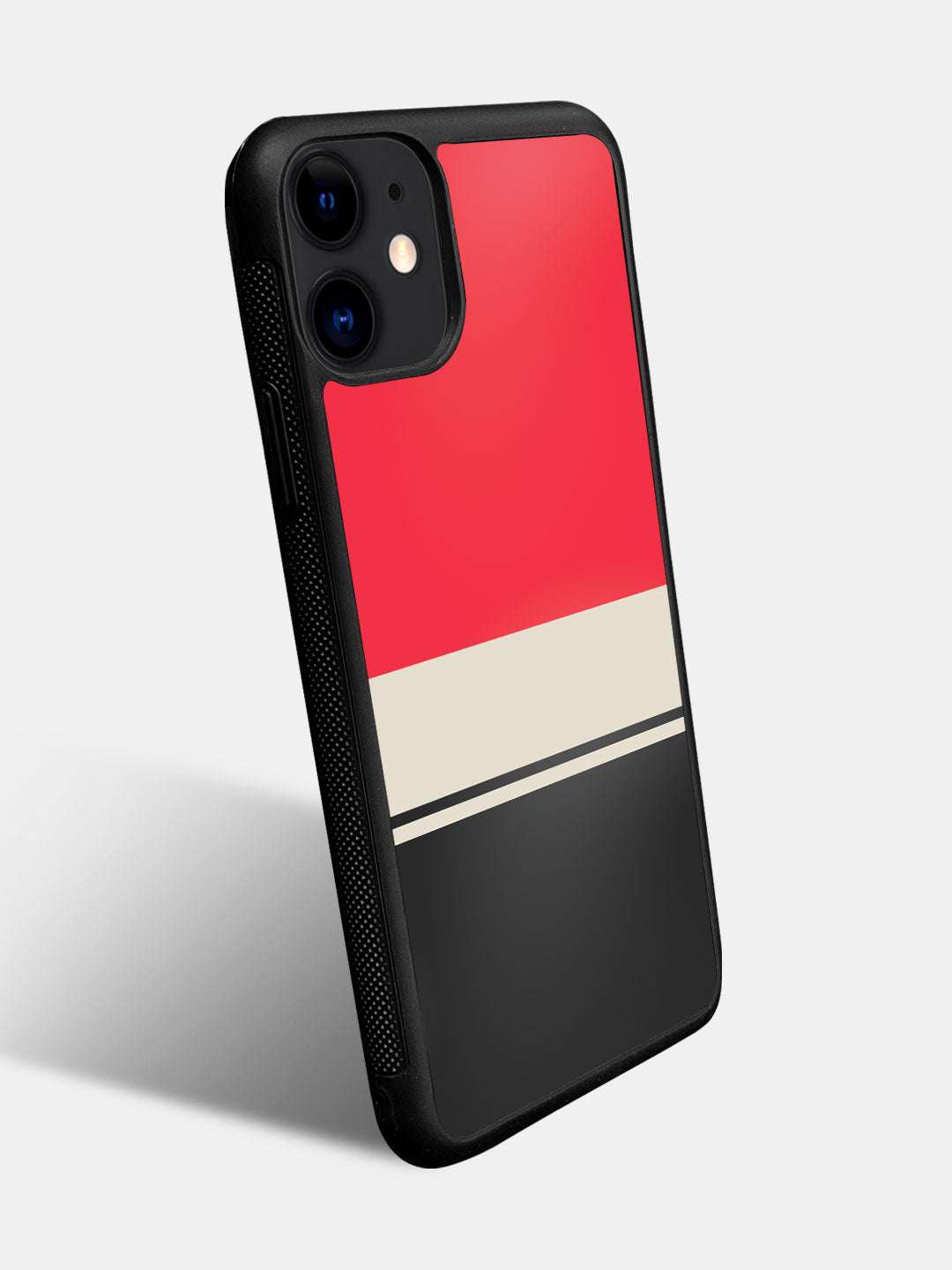 Racecar Stripes - iPhone 11 Bumper Cover
