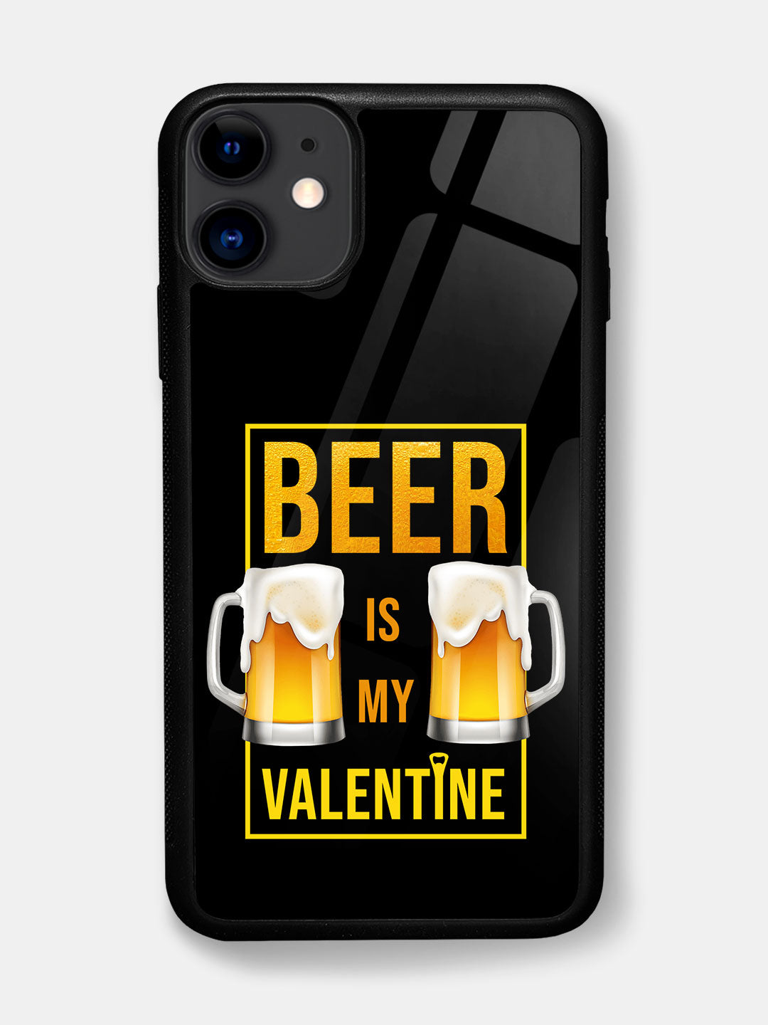 Beer my Valentine - iPhone 11 Glass Cover