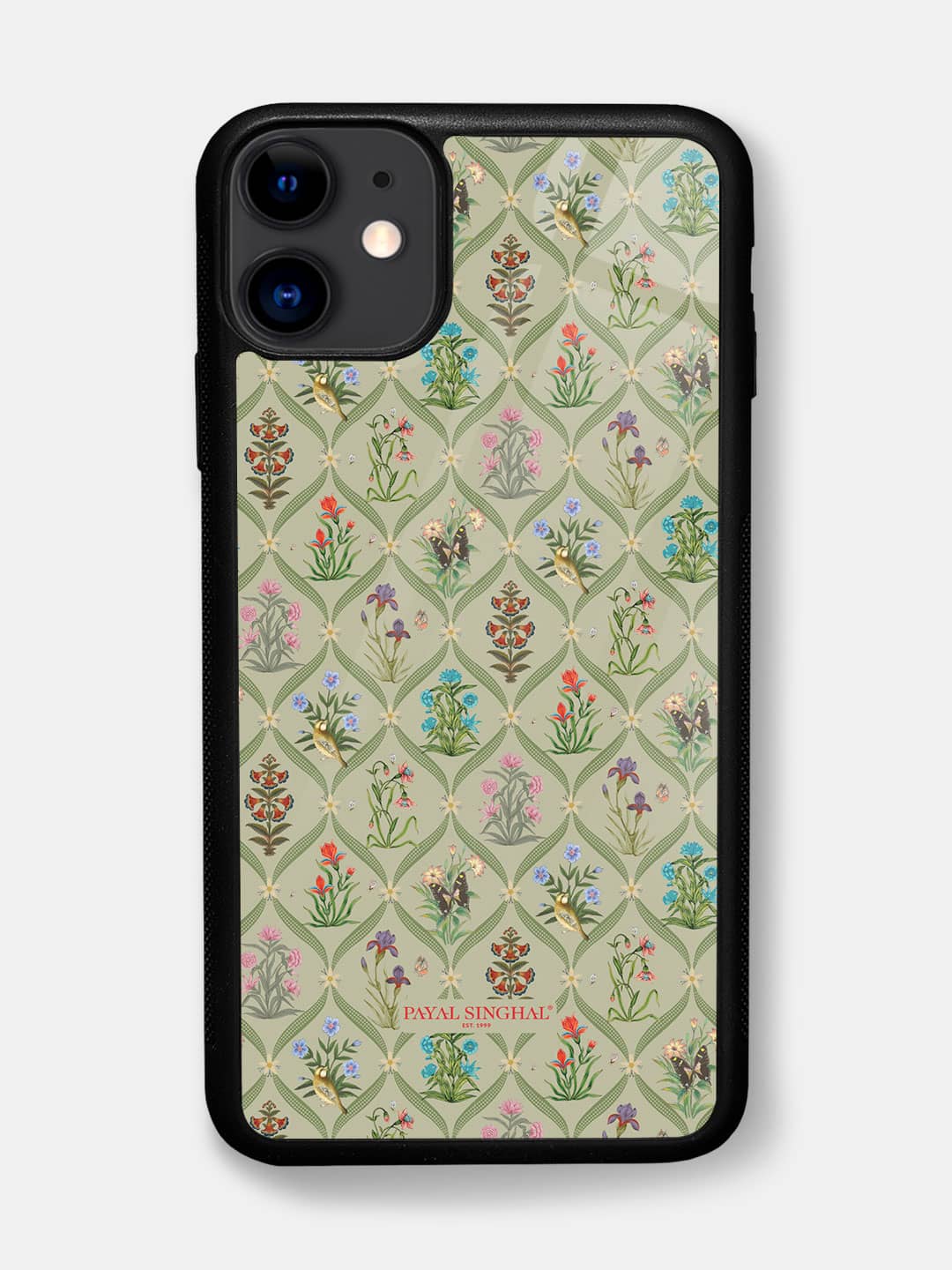 Payal Singhal Mughal Motifs - iPhone 11 Glass Cover