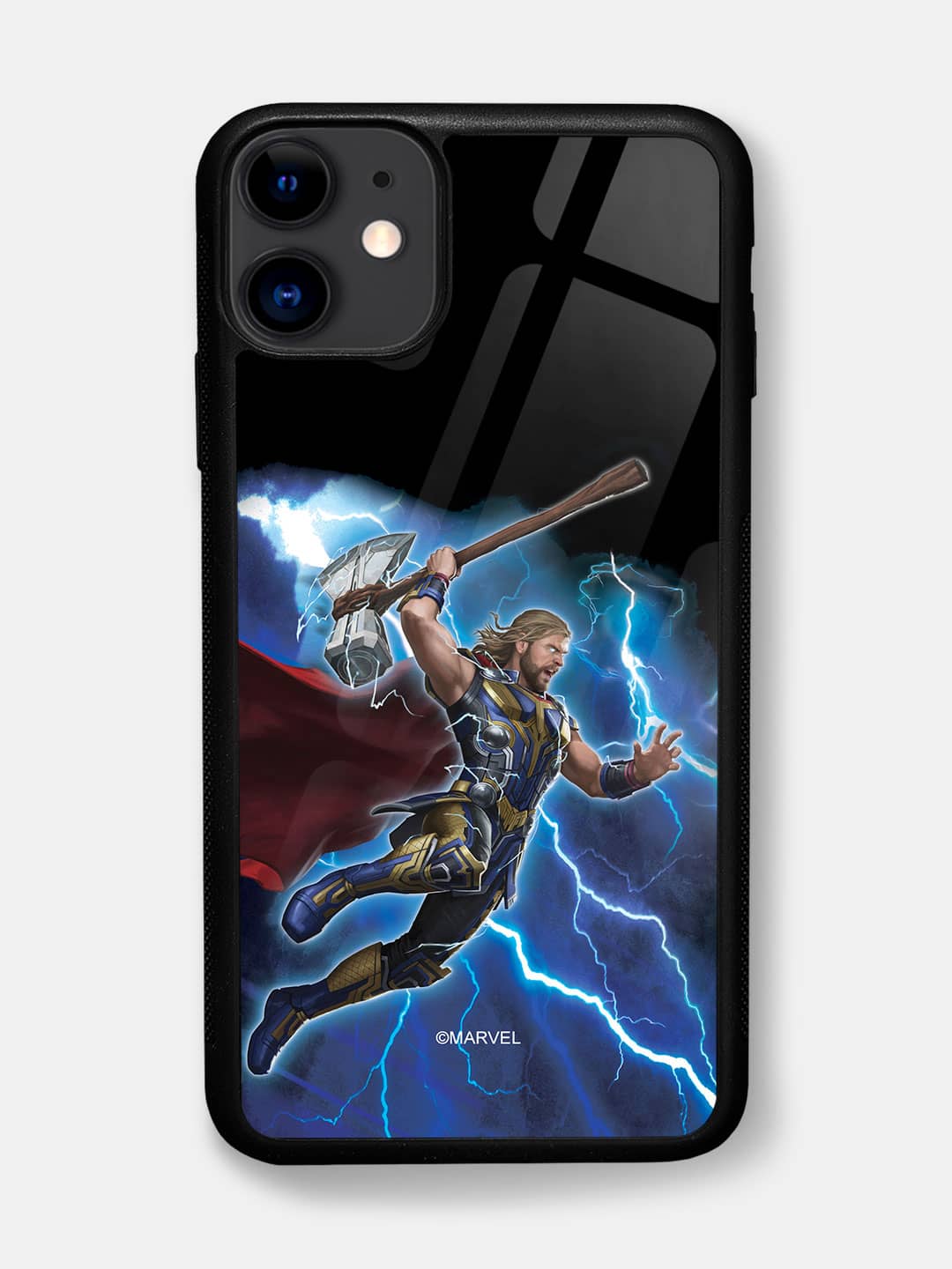 Worthy Thor Attack - iPhone 11 Glass Cover
