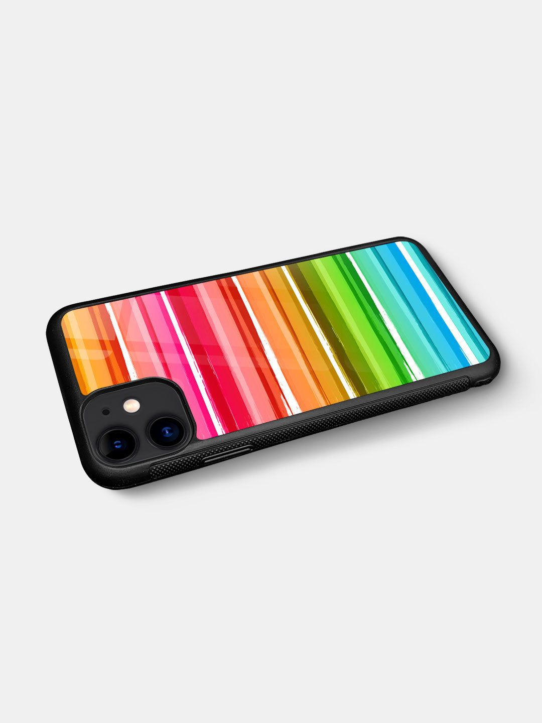 Colourful Brush Strokes - iPhone 11 Glass Cover