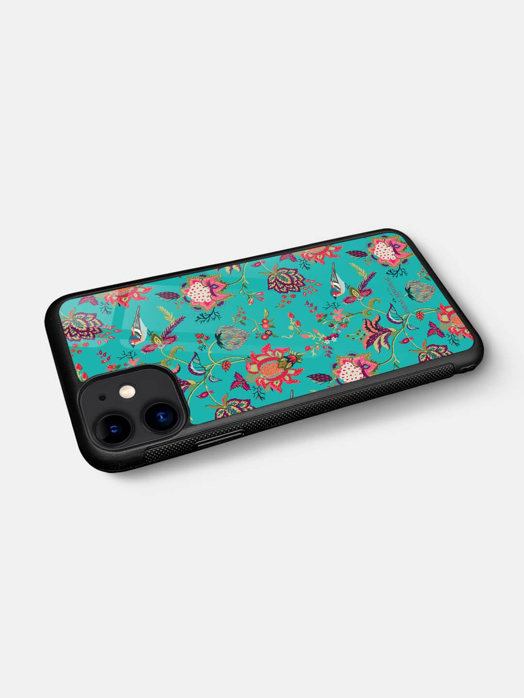 Payal Singhal Chidiya Teal - iPhone 11 Glass Cover