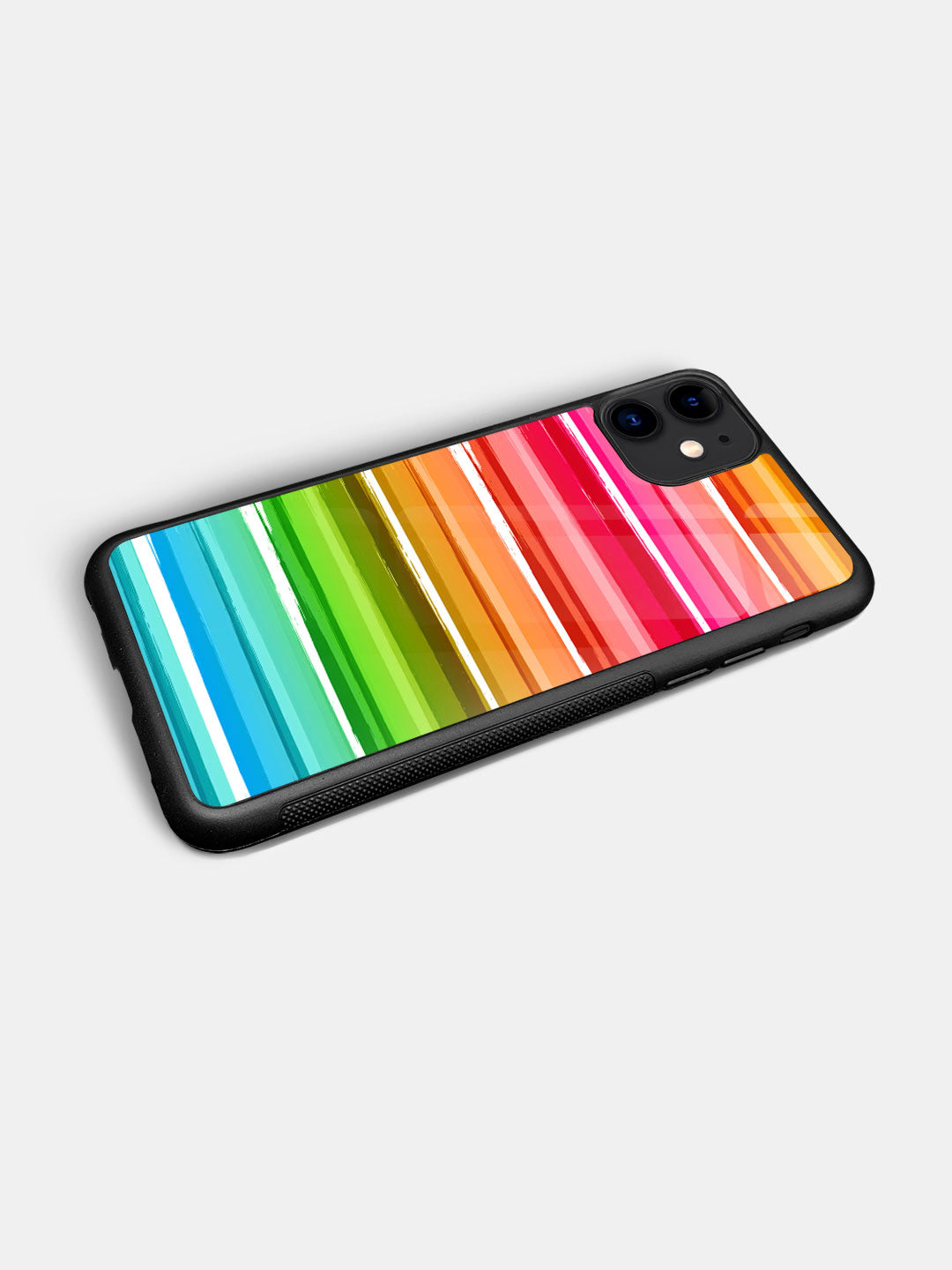 Colourful Brush Strokes - iPhone 11 Glass Cover
