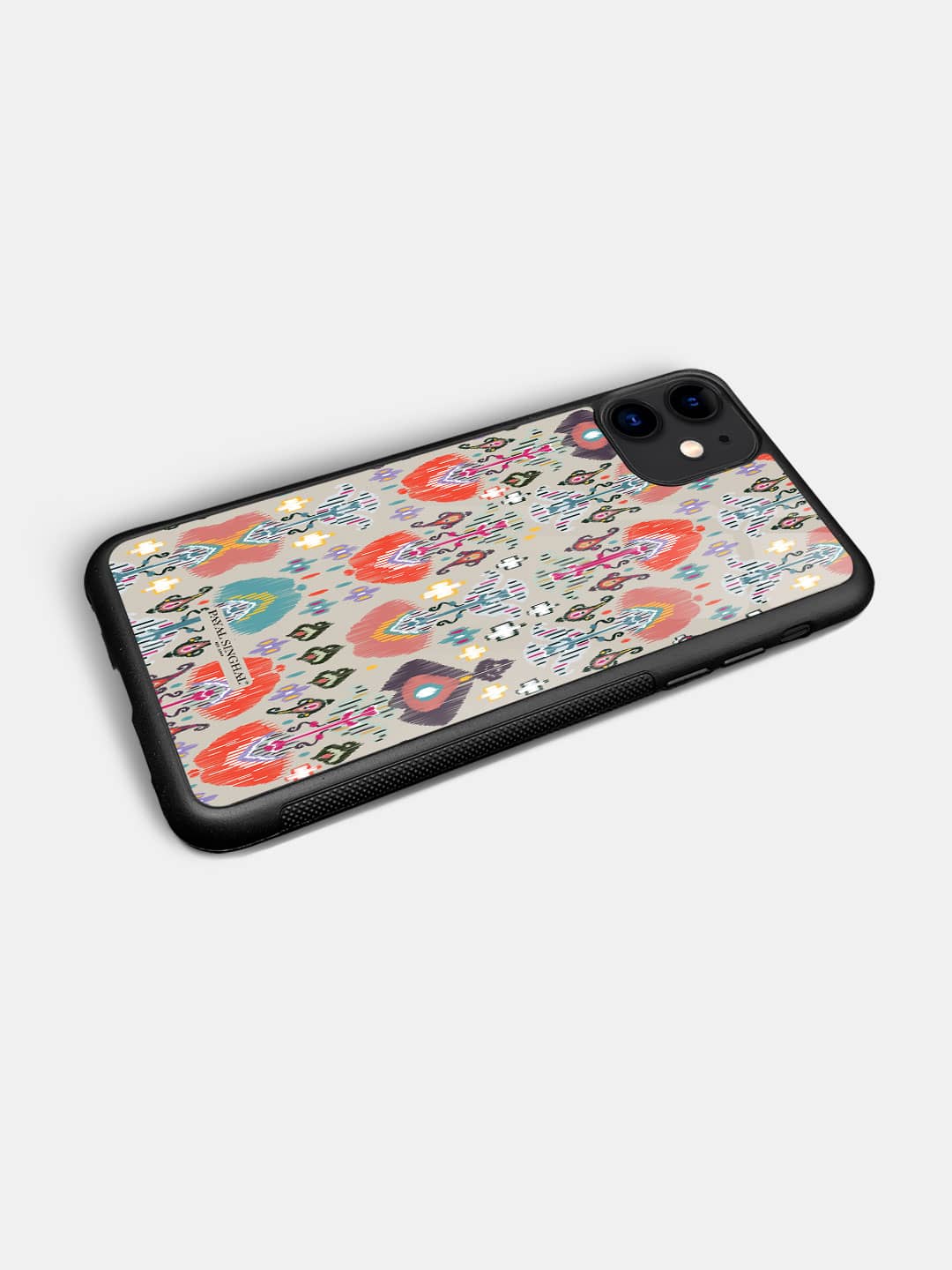Payal Singhal Ikat Garden Stone - iPhone 11 Glass Cover
