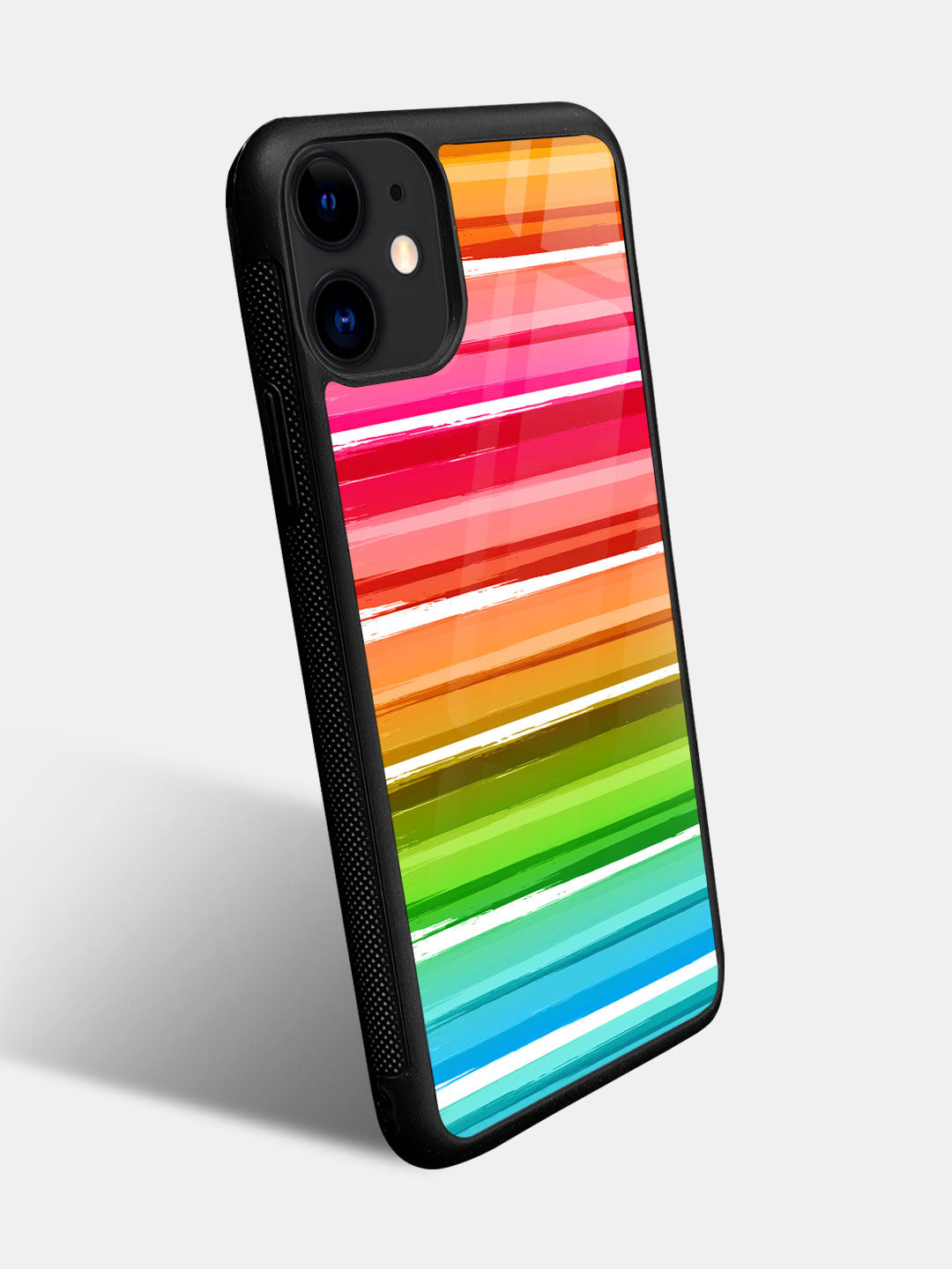 Colourful Brush Strokes - iPhone 11 Glass Cover