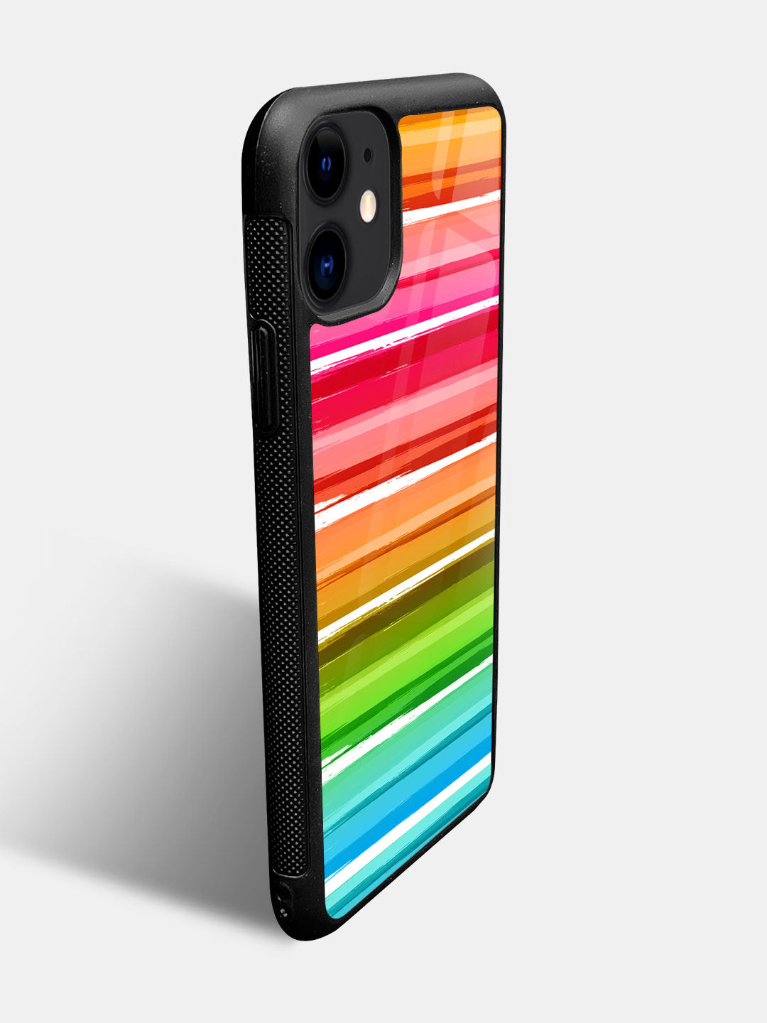 Colourful Brush Strokes - iPhone 11 Glass Cover