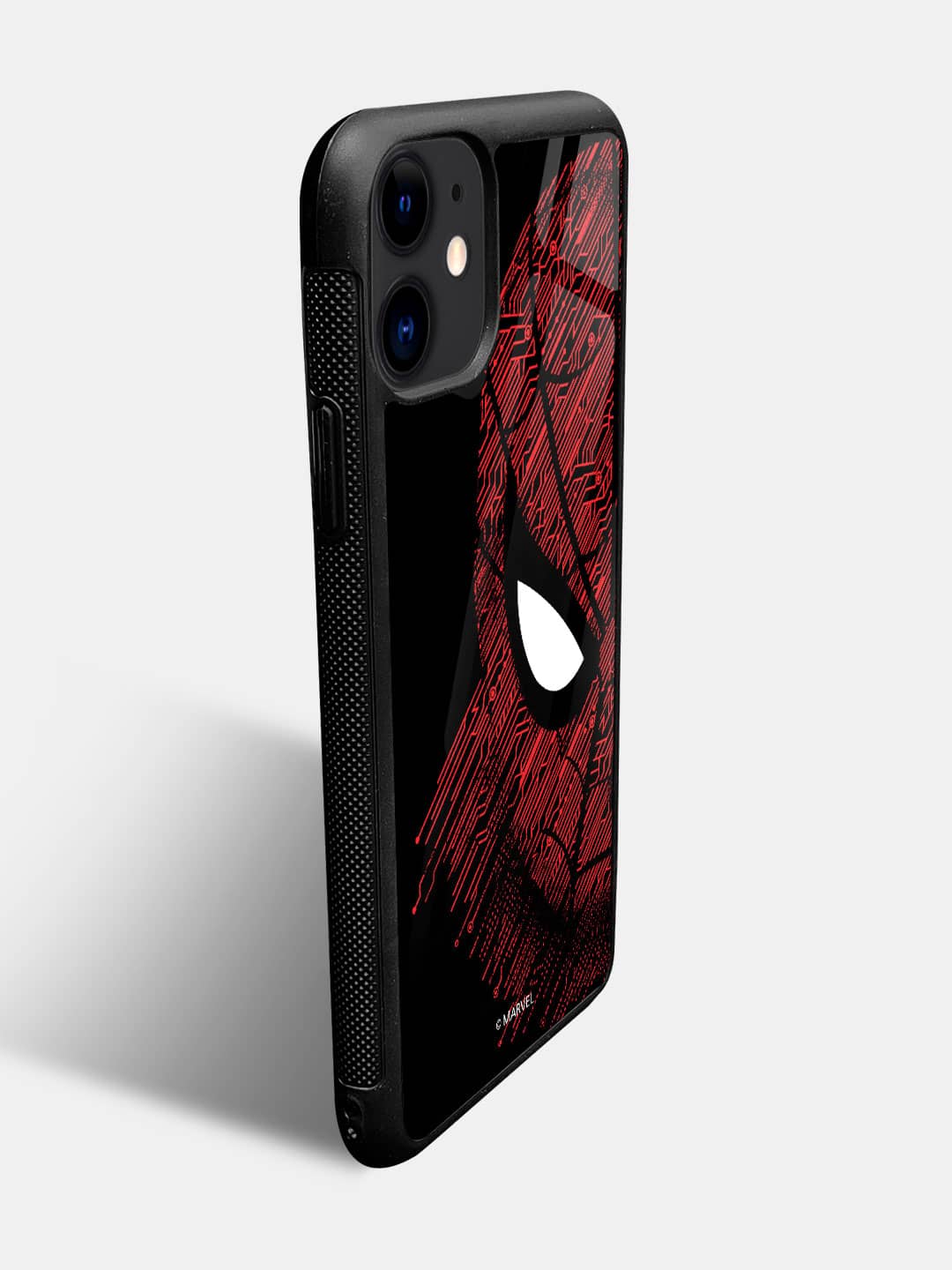 Sketch Out Spider Man - iPhone 11 Glass Cover