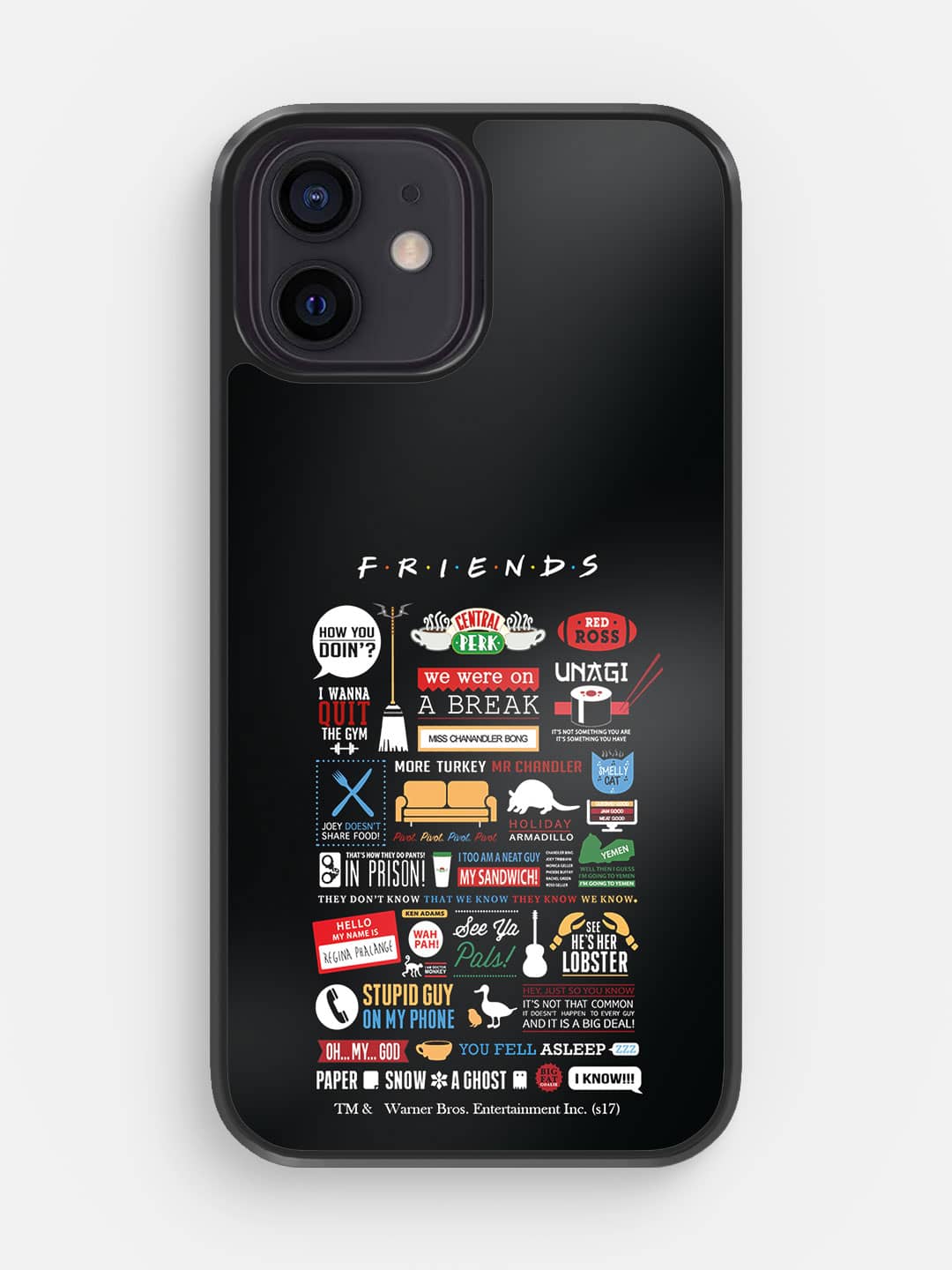 Friends Infographic - iPhone 12 Cover