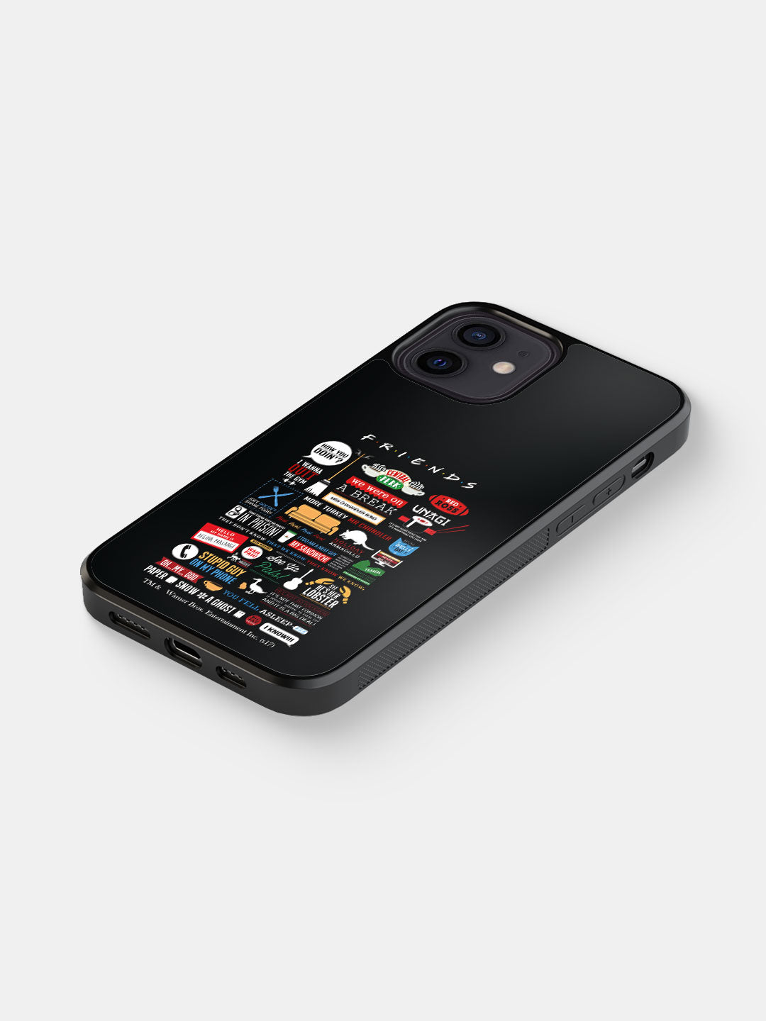 Friends Infographic - iPhone 12 Cover