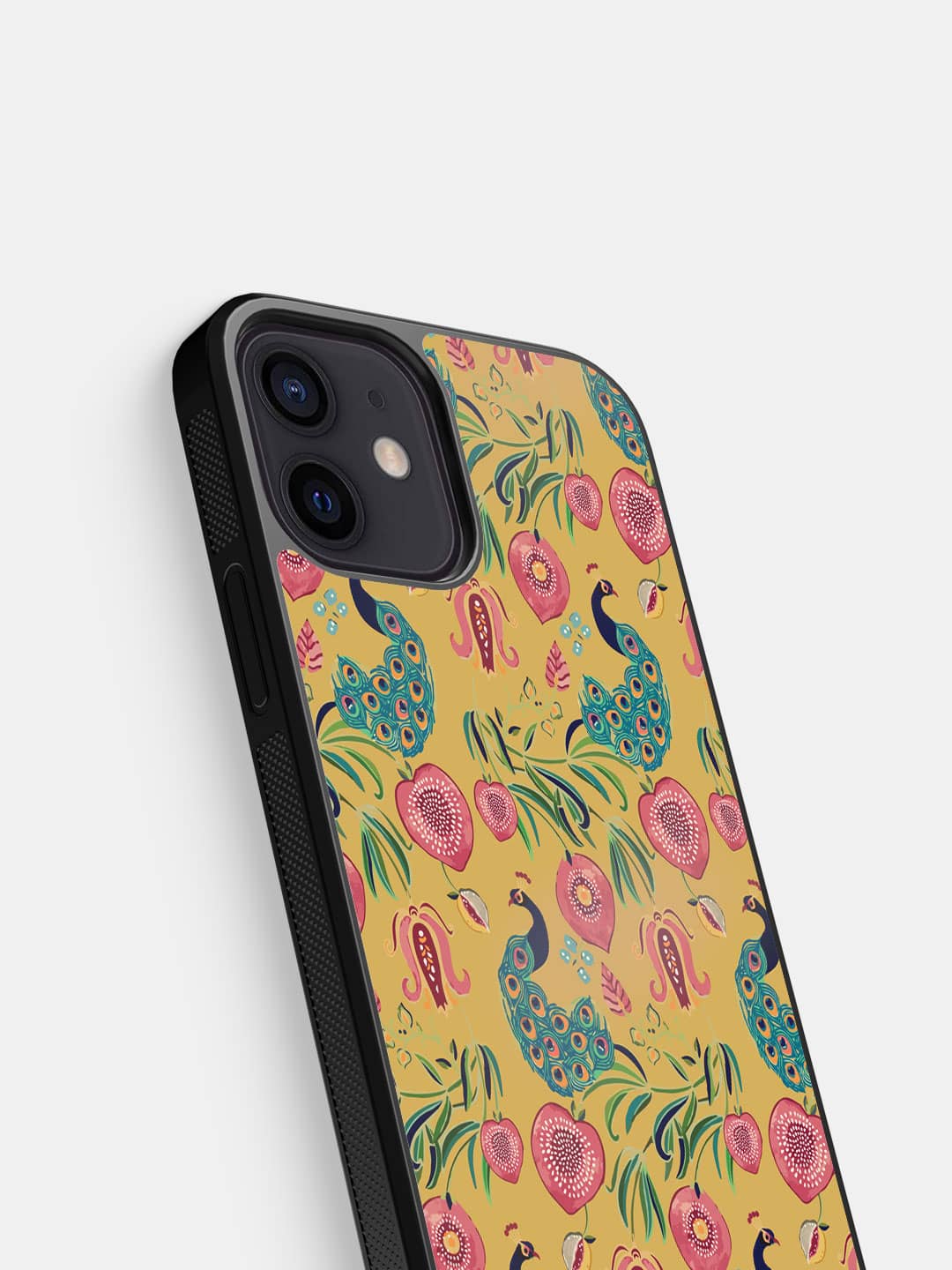 Payal Singhal Anaar and Mor Mustard - iPhone 12 Cover
