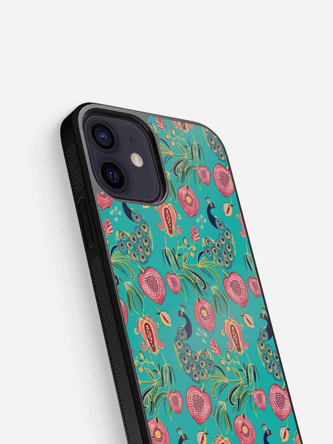 Payal Singhal Anaar and Mor Teal - iPhone 12 Cover
