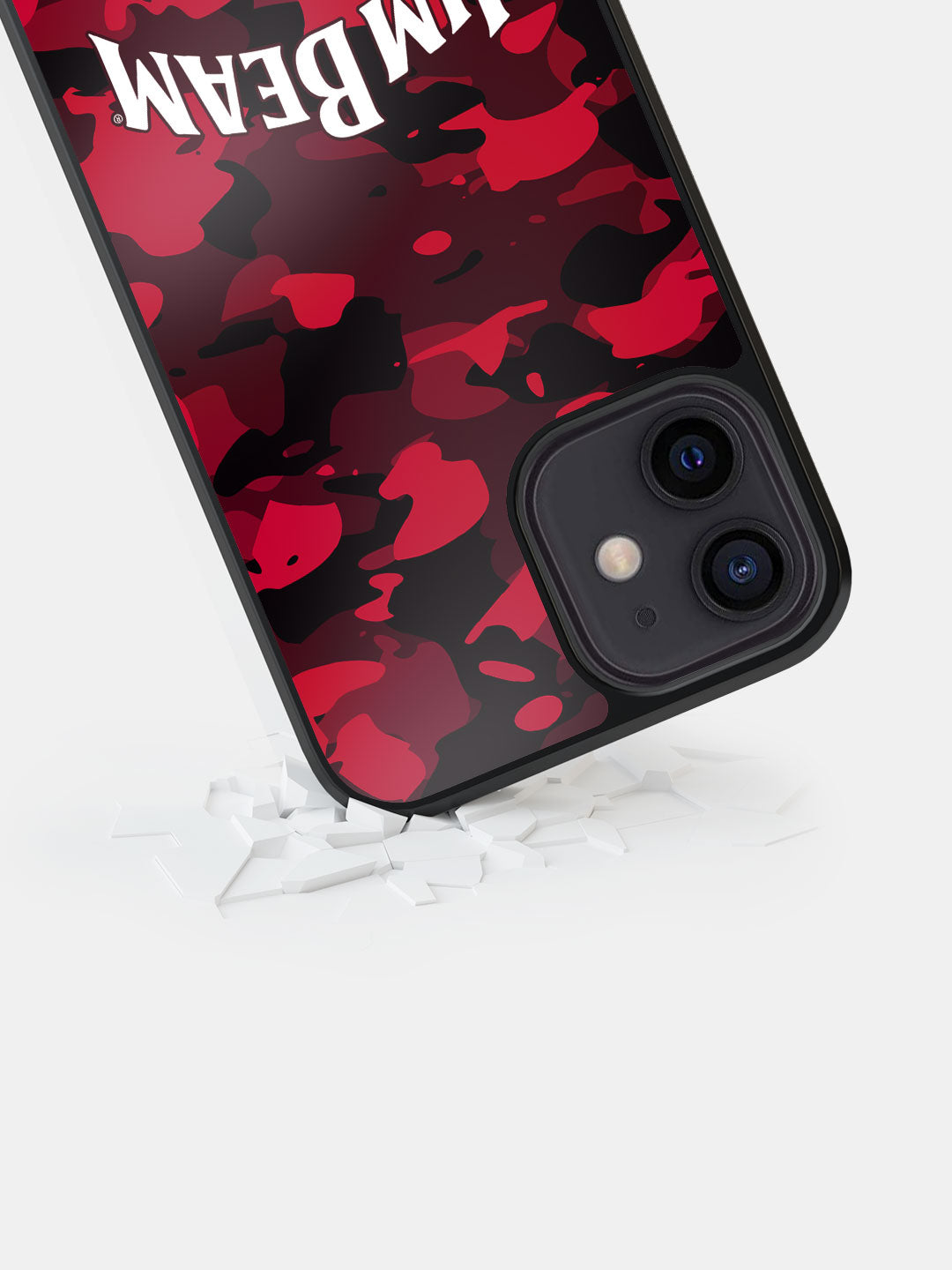 Jim Beam Camo Red - iPhone 12 Cover