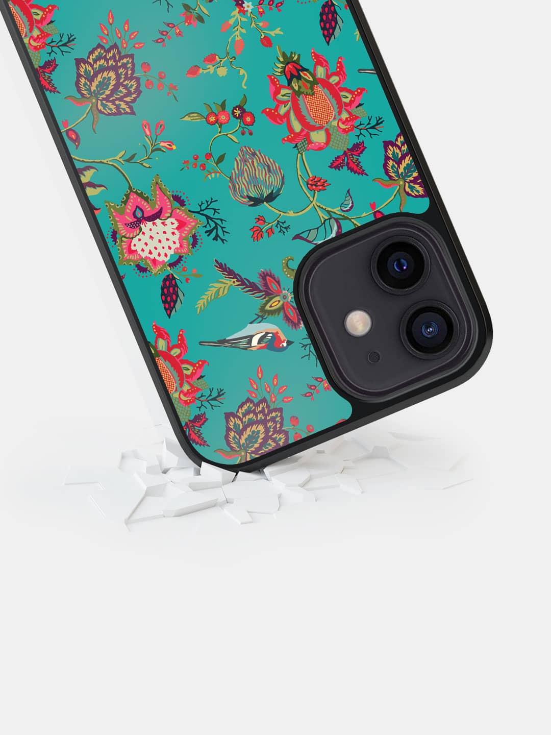 Payal Singhal Chidiya Teal - iPhone 12 Cover