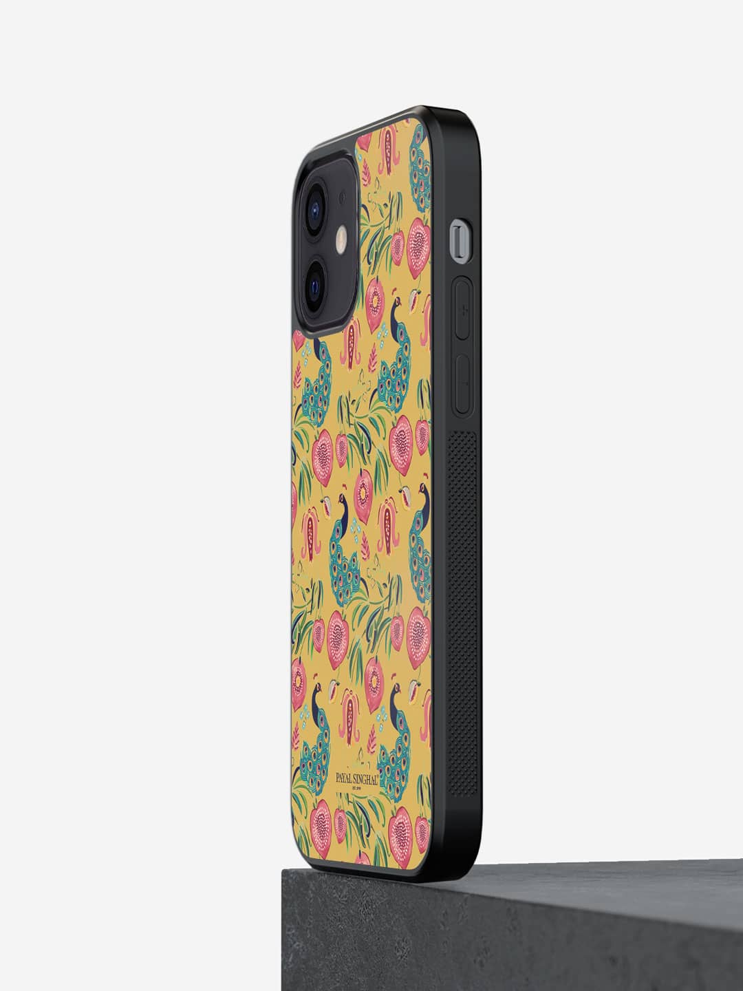 Payal Singhal Anaar and Mor Mustard - iPhone 12 Cover