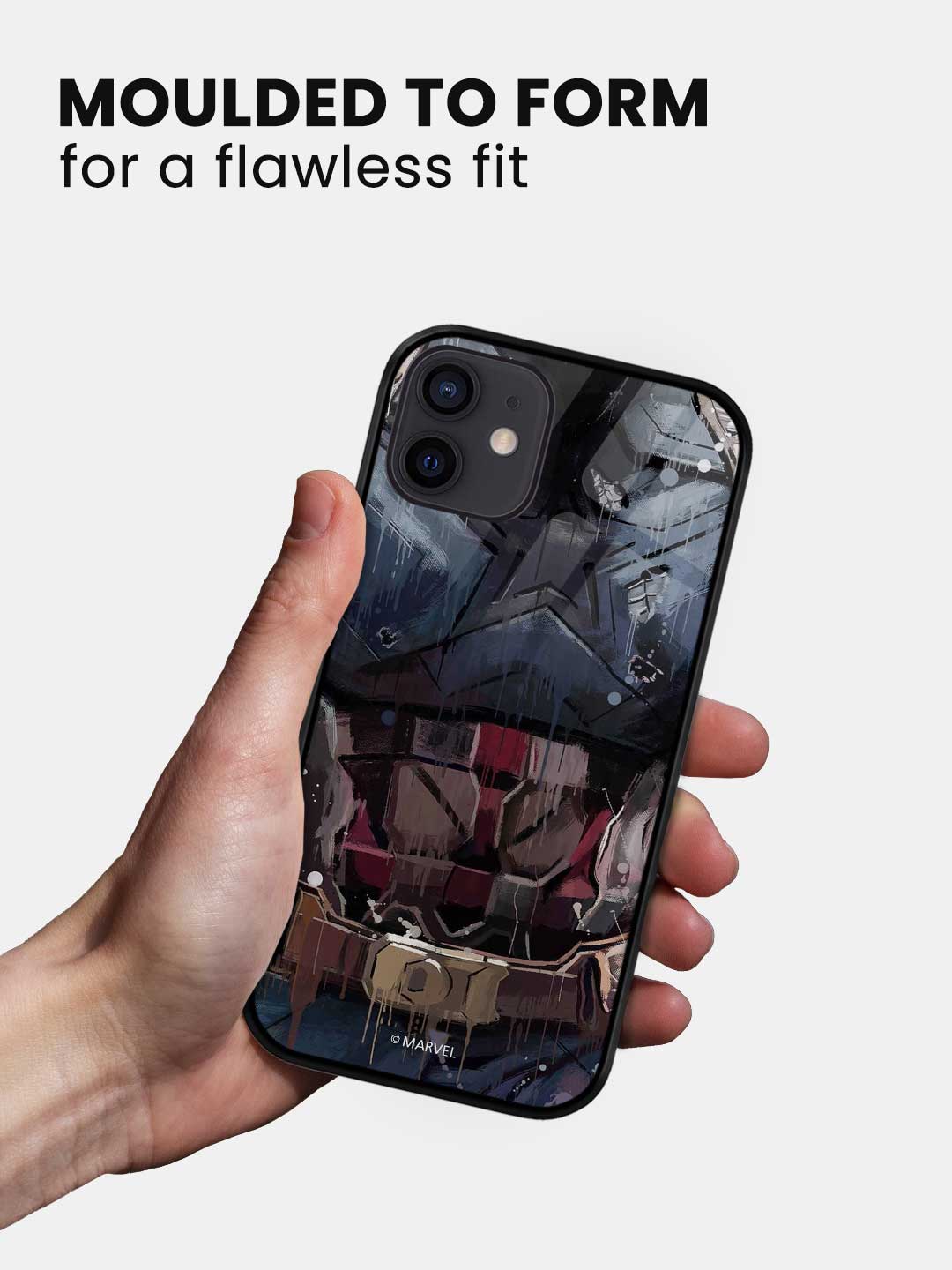 Grunge Suit Steve - iPhone 12 Glass Cover