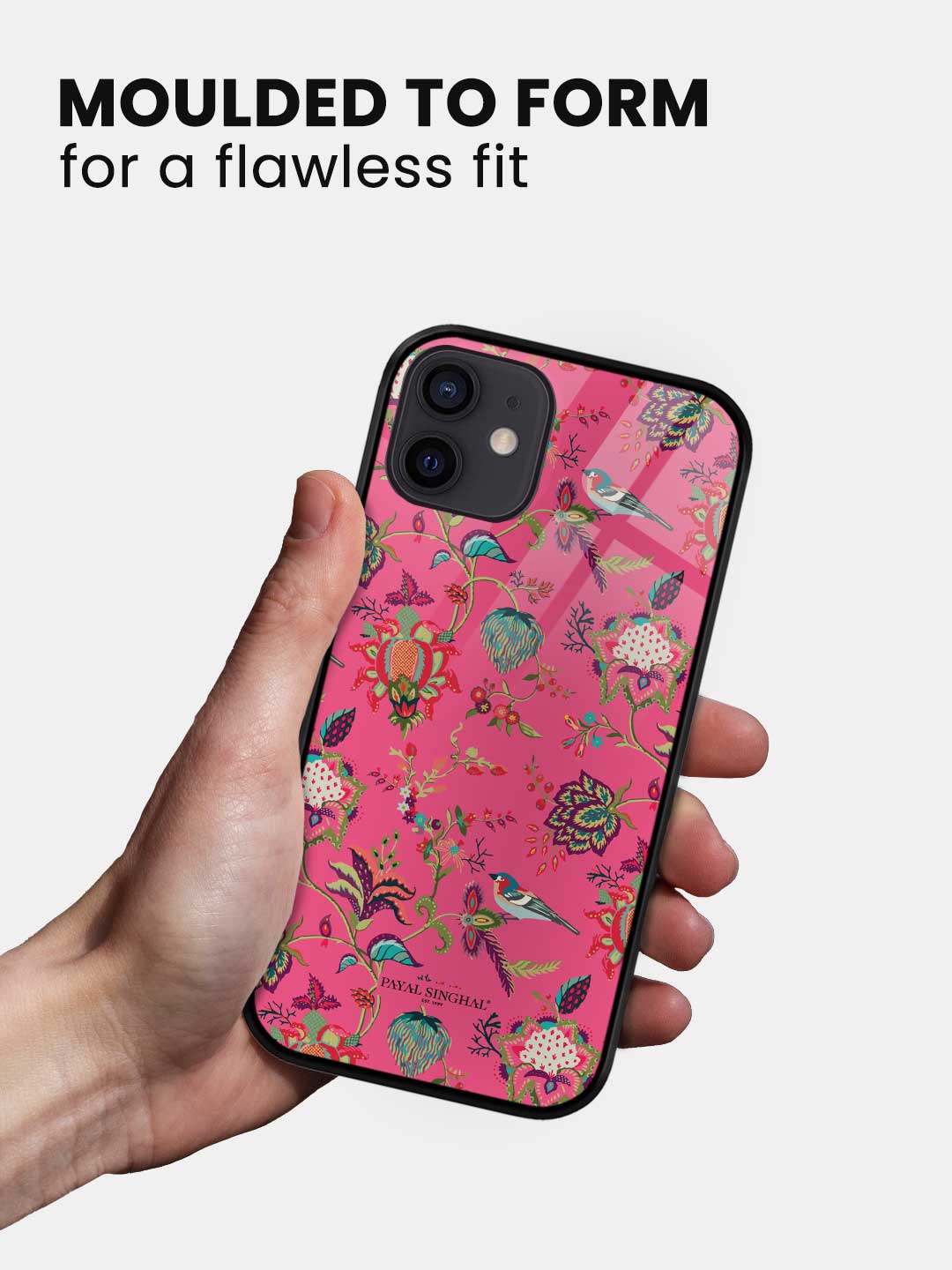 Payal Singhal Chidiya Pink - iPhone 12 Glass Cover