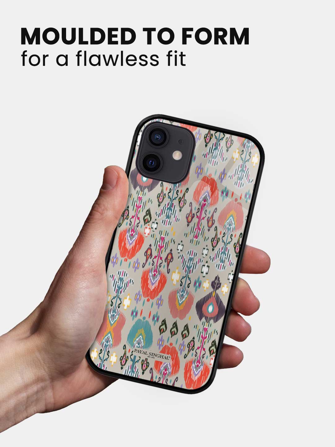 Payal Singhal Ikat Garden Stone - iPhone 12 Glass Cover