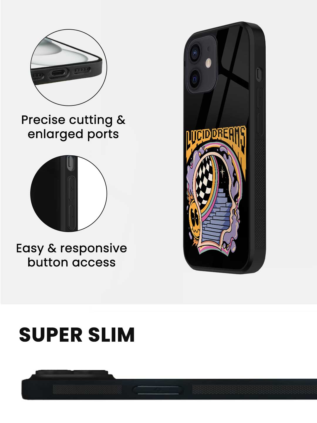 Lucid Dreams - iPhone 12 Glass Cover