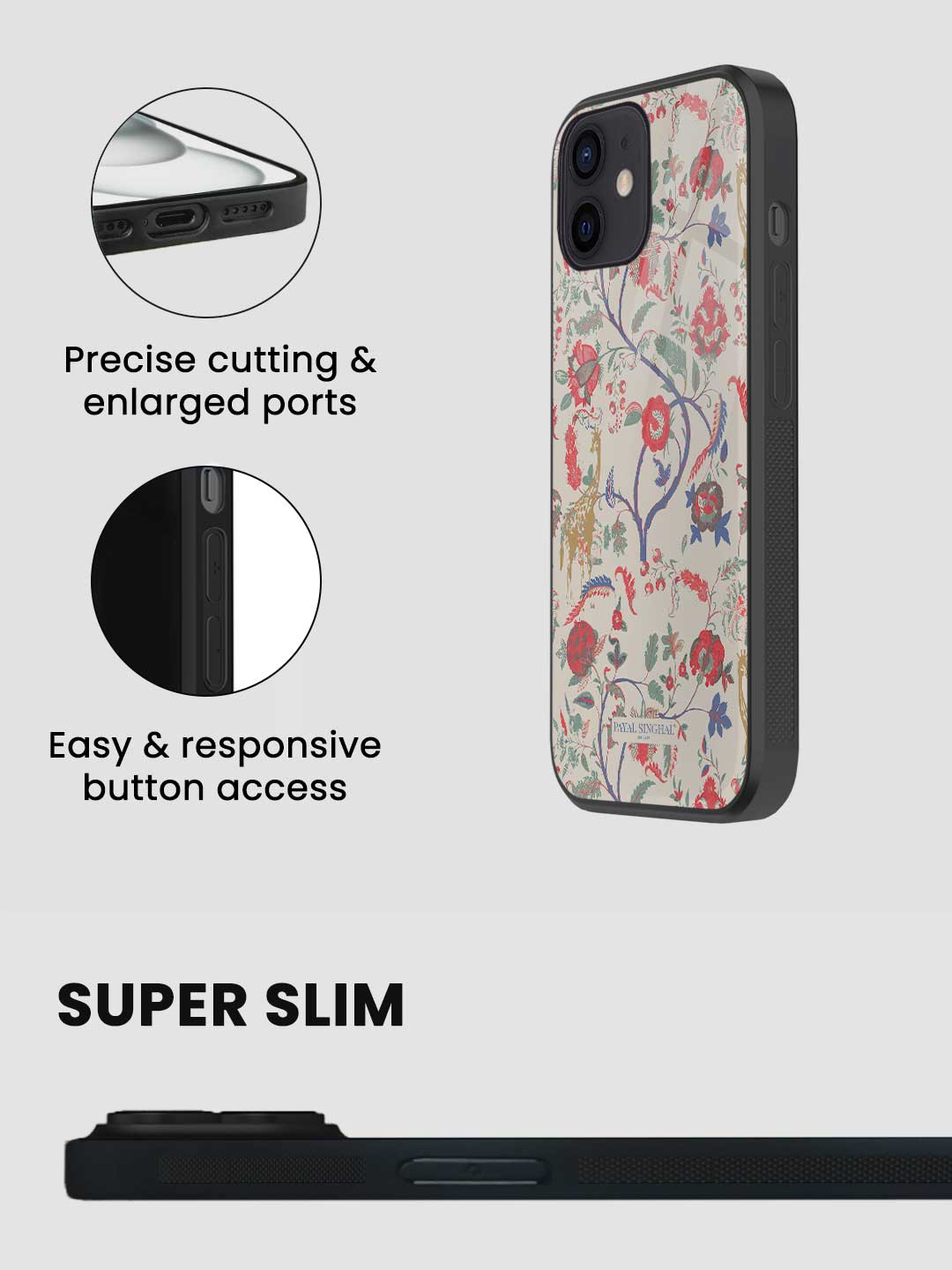 Payal Singhal Giraffe Print - iPhone 12 Glass Cover