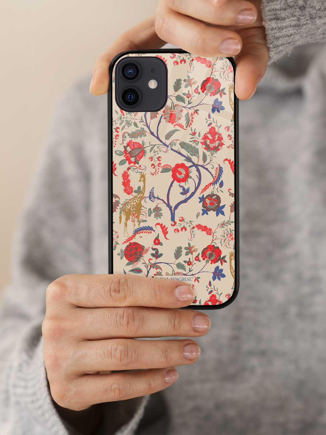 Payal Singhal Giraffe Print - iPhone 12 Glass Cover
