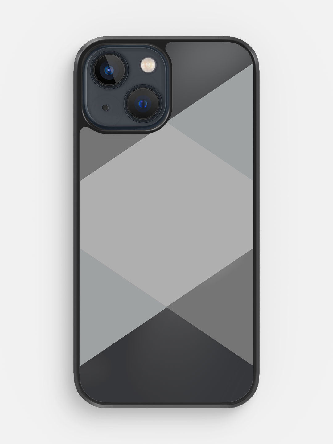 Criss Cross Grey - iPhone 13 Cover