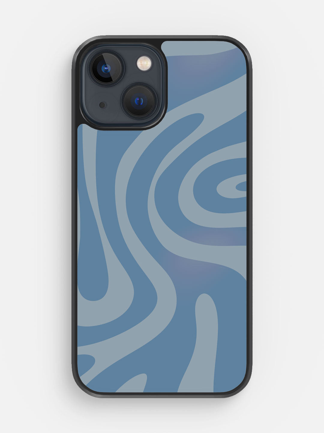 Wavy Whimsy Blue - iPhone 13 Bumper Cover