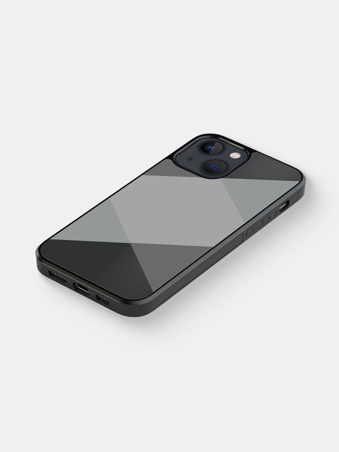 Criss Cross Grey - iPhone 13 Cover