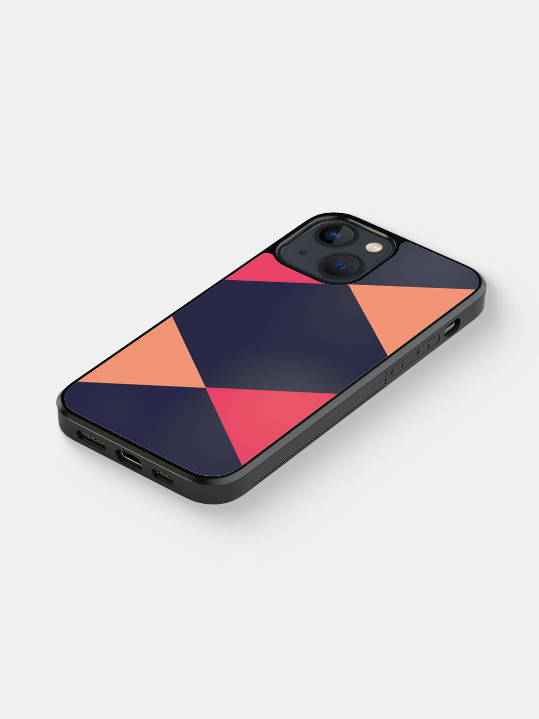 Criss Cross Pink - iPhone 13 Bumper Cover