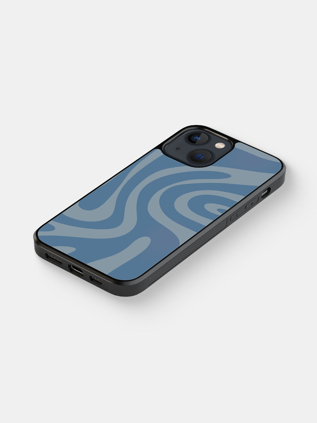 Wavy Whimsy Blue - iPhone 13 Bumper Cover