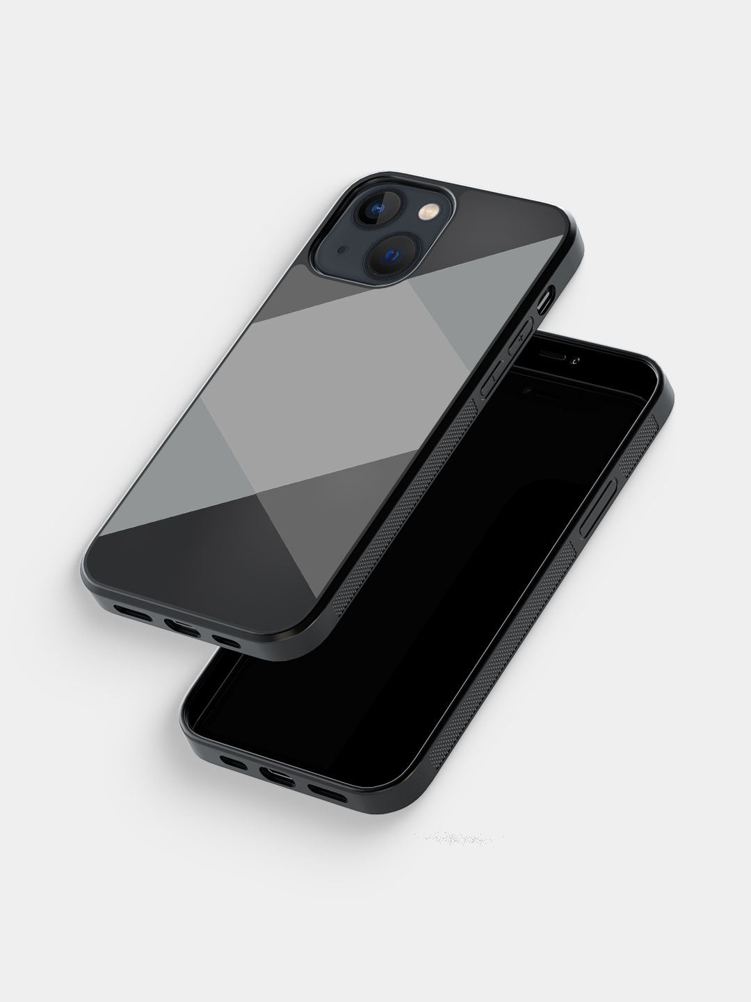Criss Cross Grey - iPhone 13 Cover