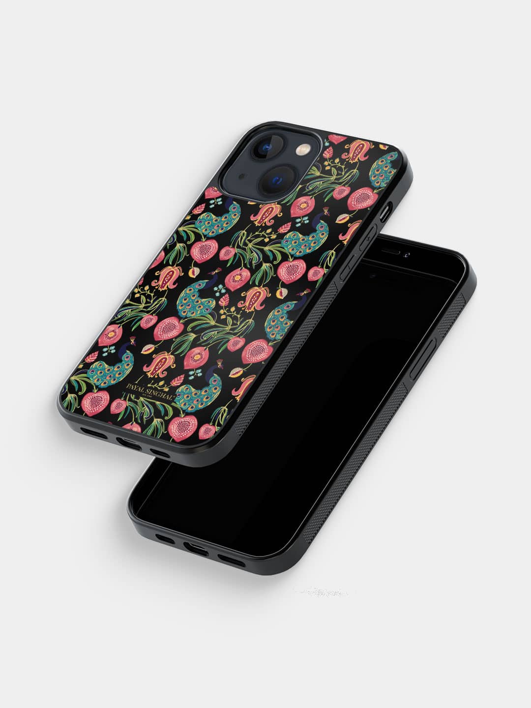 Payal Singhal Anaar and Mor Black - iPhone 13 Cover