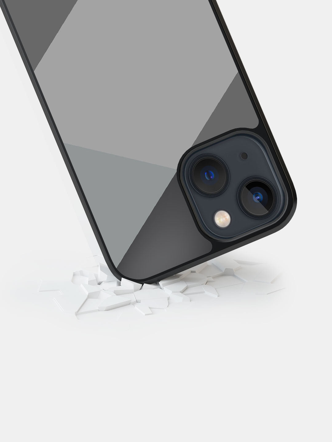 Criss Cross Grey - iPhone 13 Cover