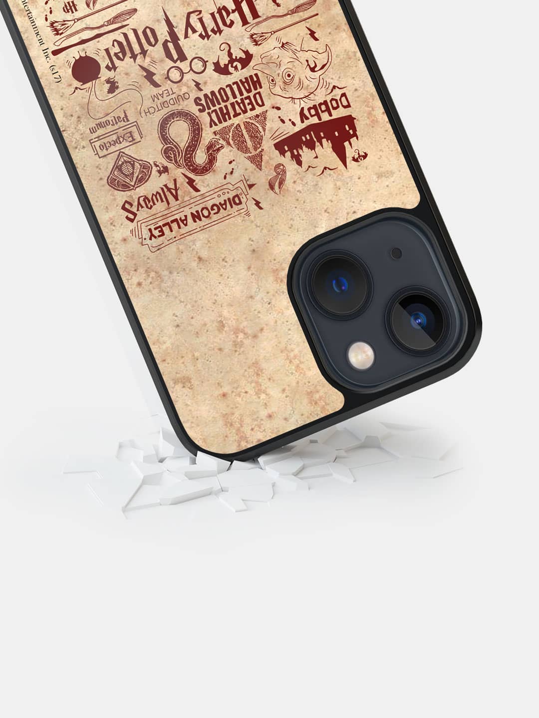Harry Potter Infographic Red - iPhone 13 Bumper Cover