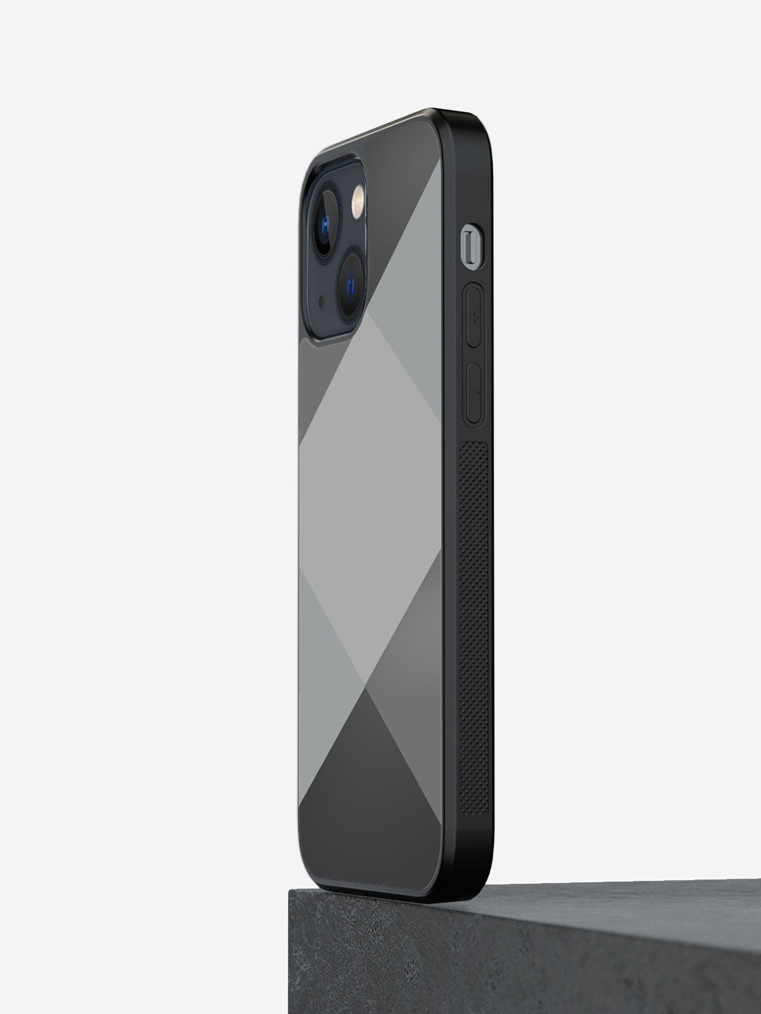 Criss Cross Grey - iPhone 13 Cover