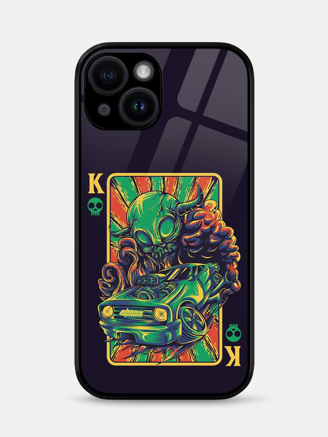 Alien King - iPhone 13 Glass Cover