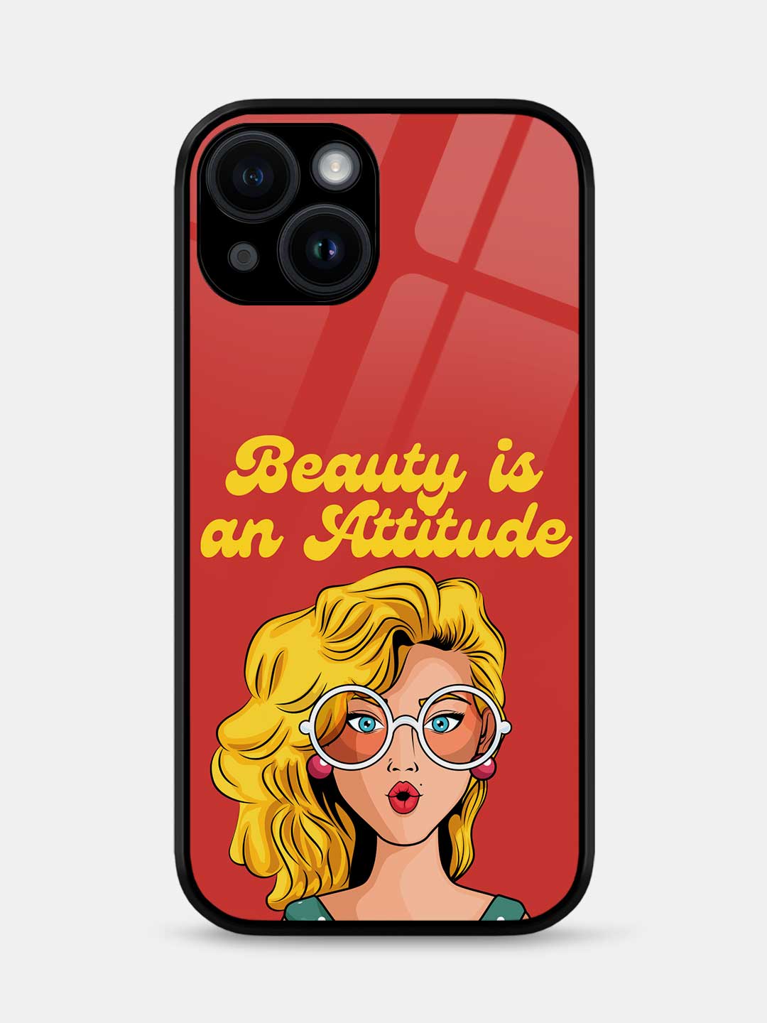 Beauty is an Attitude - iPhone 13 Glass Cover