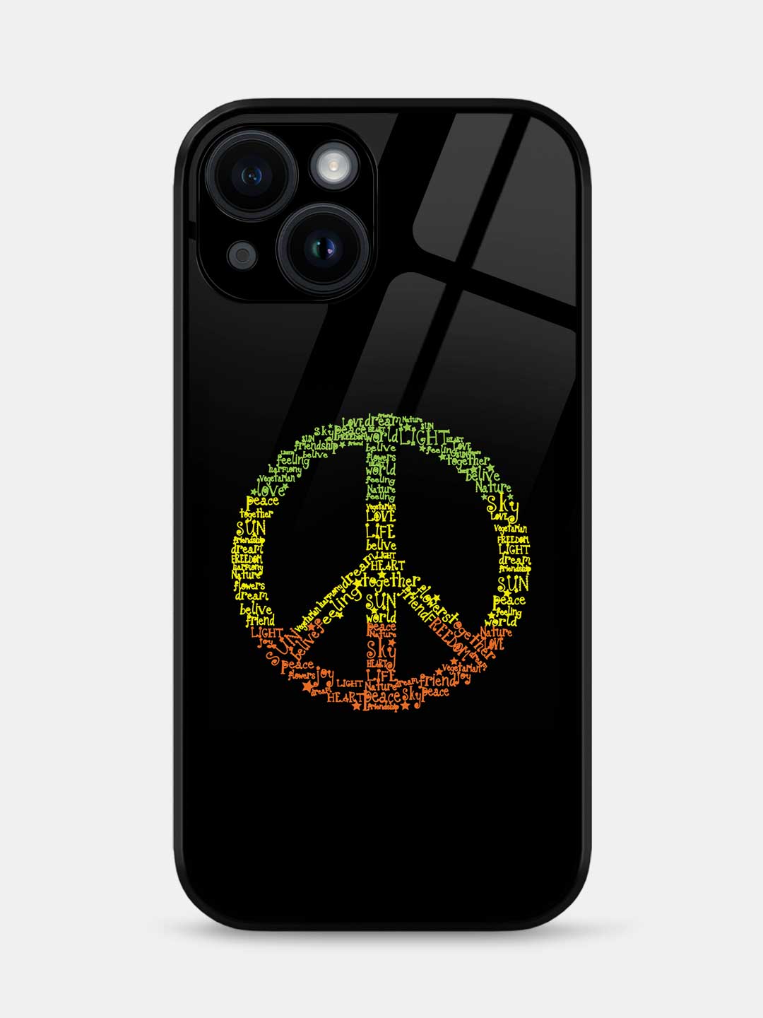 Symbol of Peace - iPhone 13 Glass Cover