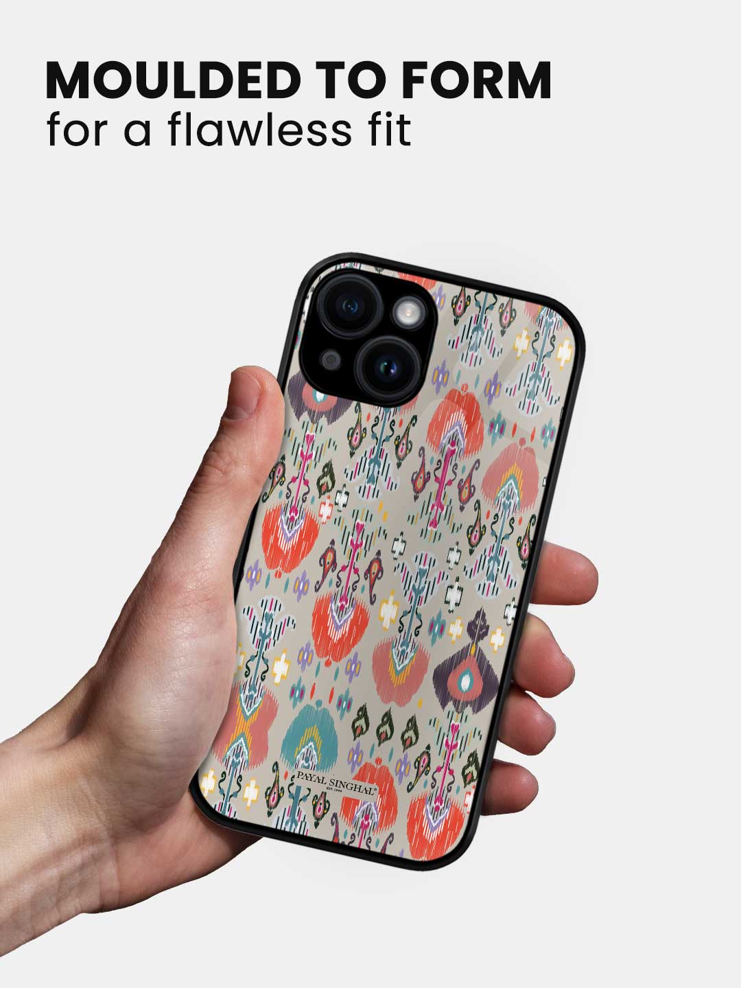 Payal Singhal Ikat Garden Stone - iPhone 13 Glass Cover