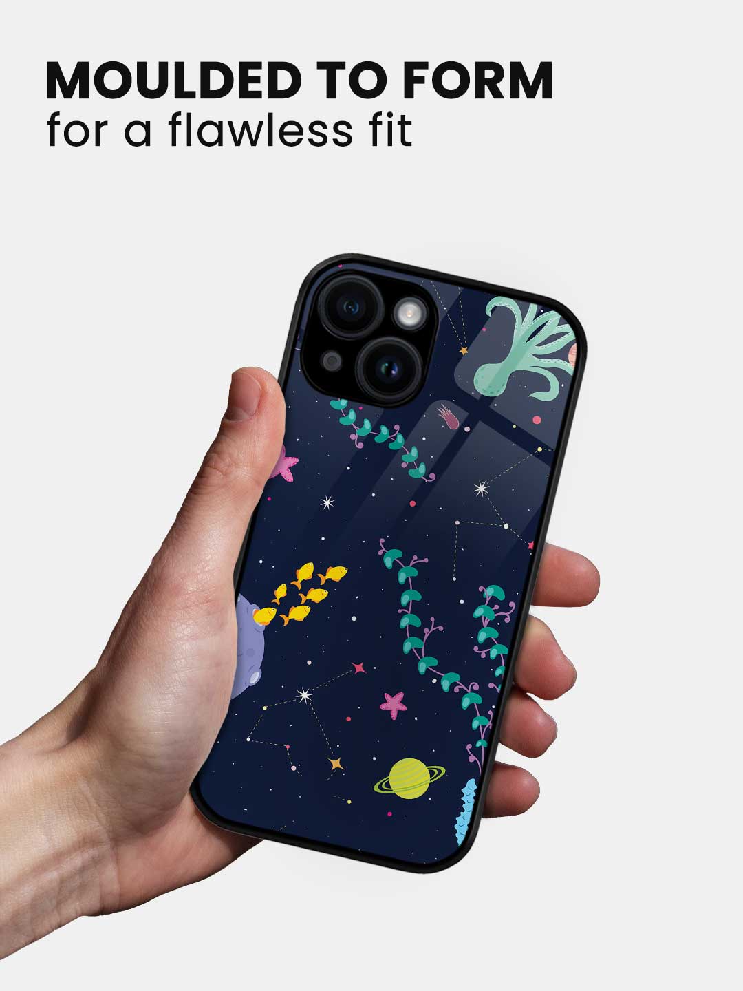 Space Aquarium - iPhone 13 Glass Cover